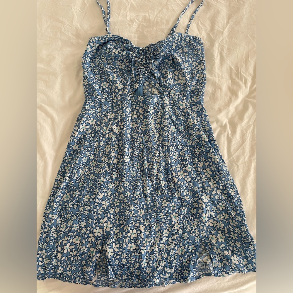Skylar + Madison Light Blue Floral Dress
